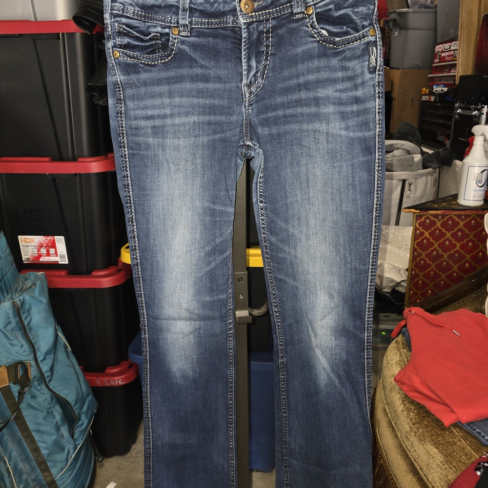 Silver Jeans Medium Blue Boot Cut Denim